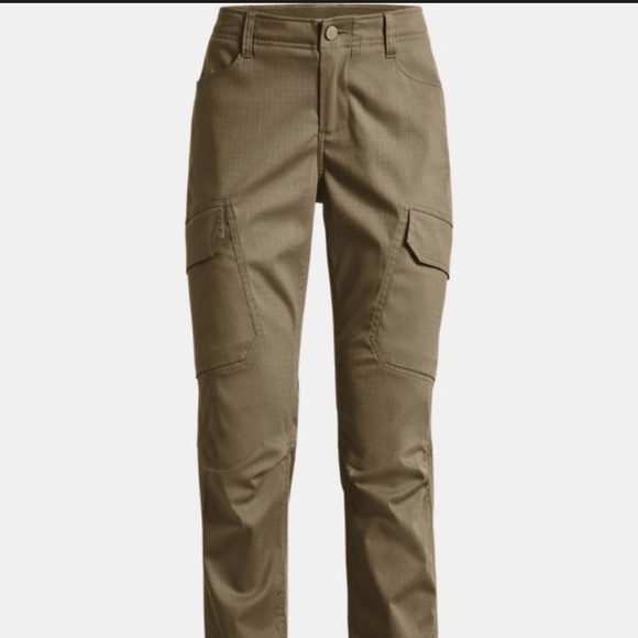 Under Armour Womens Pants Kargo / Work / Khaki size 4 - Picture 2 of 7
